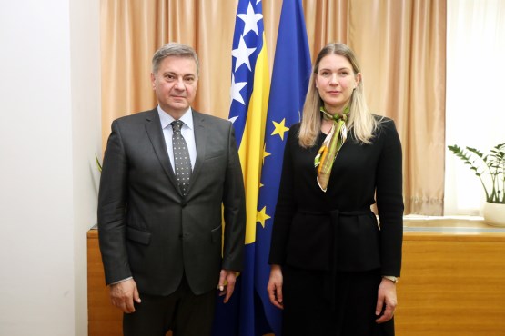 The Speaker of the House of Representatives of the PABiH, Dr. Denis Zvizdić, met with the Ambassador of the Kingdom of Sweden to BiH